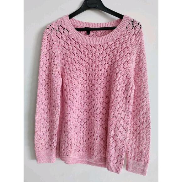 Talbots Sweater Size M  Pullover Pink Ca#23147 - Picture 1 of 8